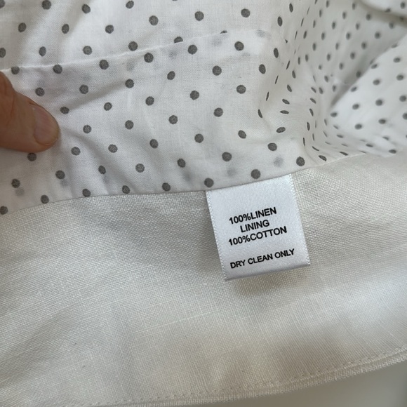 Gibson brand white linen blazer jacket size medium EUC denim - Picture 3 of 7